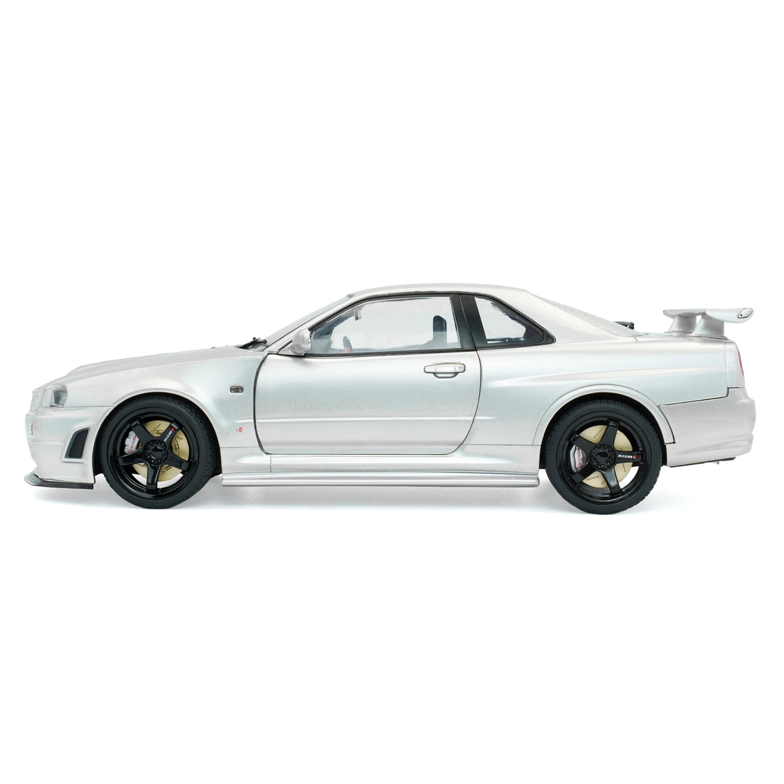 1999 Nissan Skyline GT-R (R34) Z-Tune RHD (Right Hand Drive) Silver Metallic 1/18 Diecast Model Car by Solido