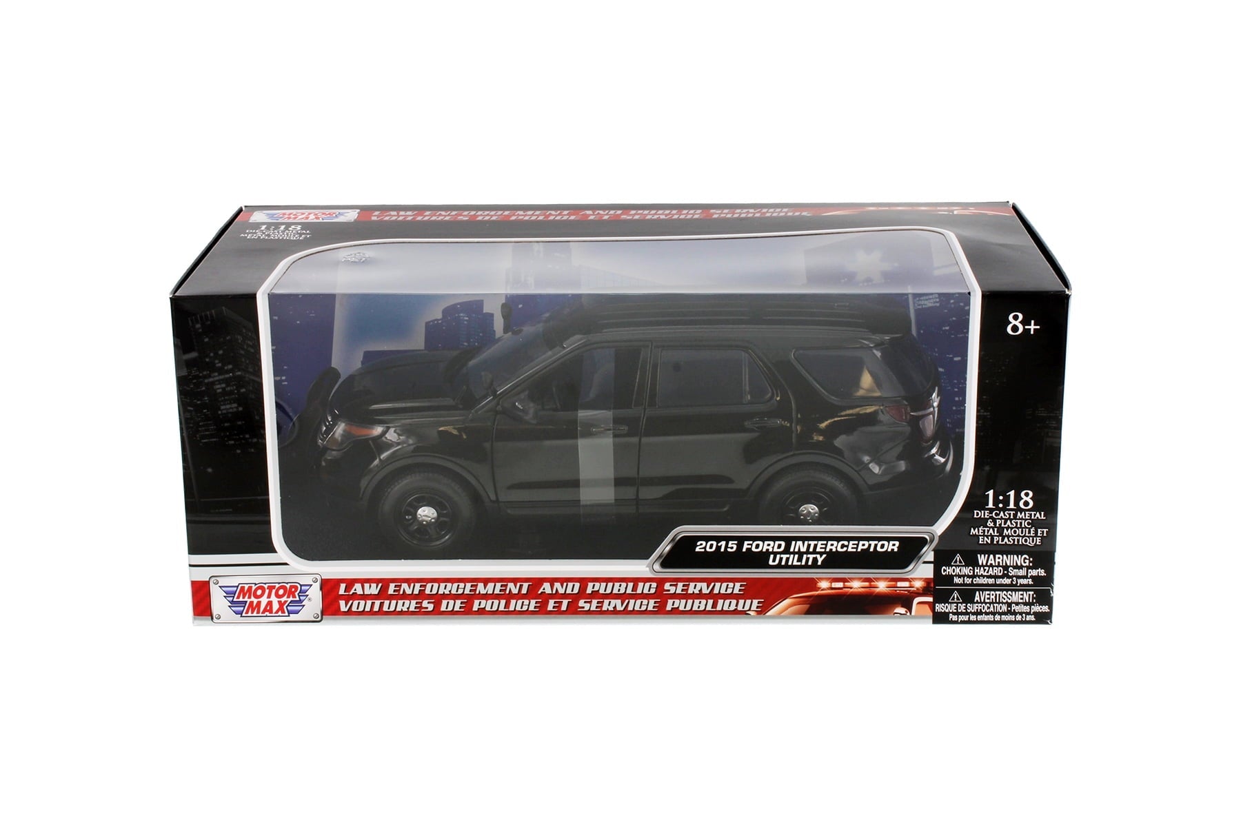 Motor Max 1:18 2015 Ford Police Interceptor Utility Diecast Vehicles