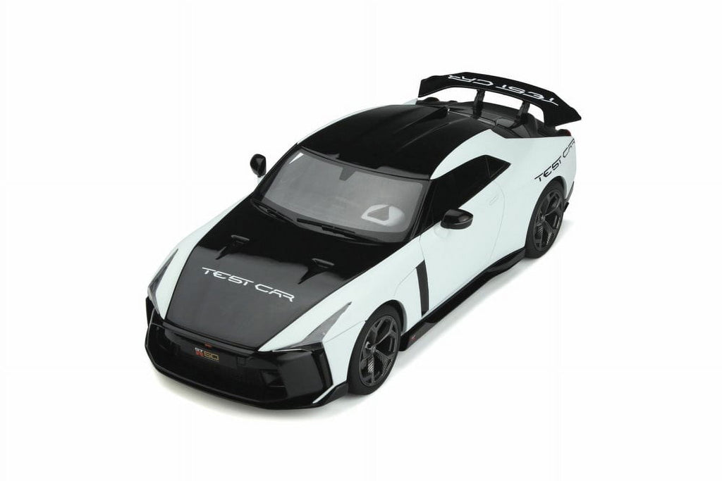 2021 Nissan GT-R50 Test Car, White and Black - GT Spirit GT853 - 1/18 scale Resin Model Toy Car