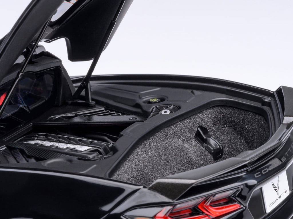 Autoart 71280 2020 Chevrolet Corvette C8 Stingray Black 1-18 Scale Model Car