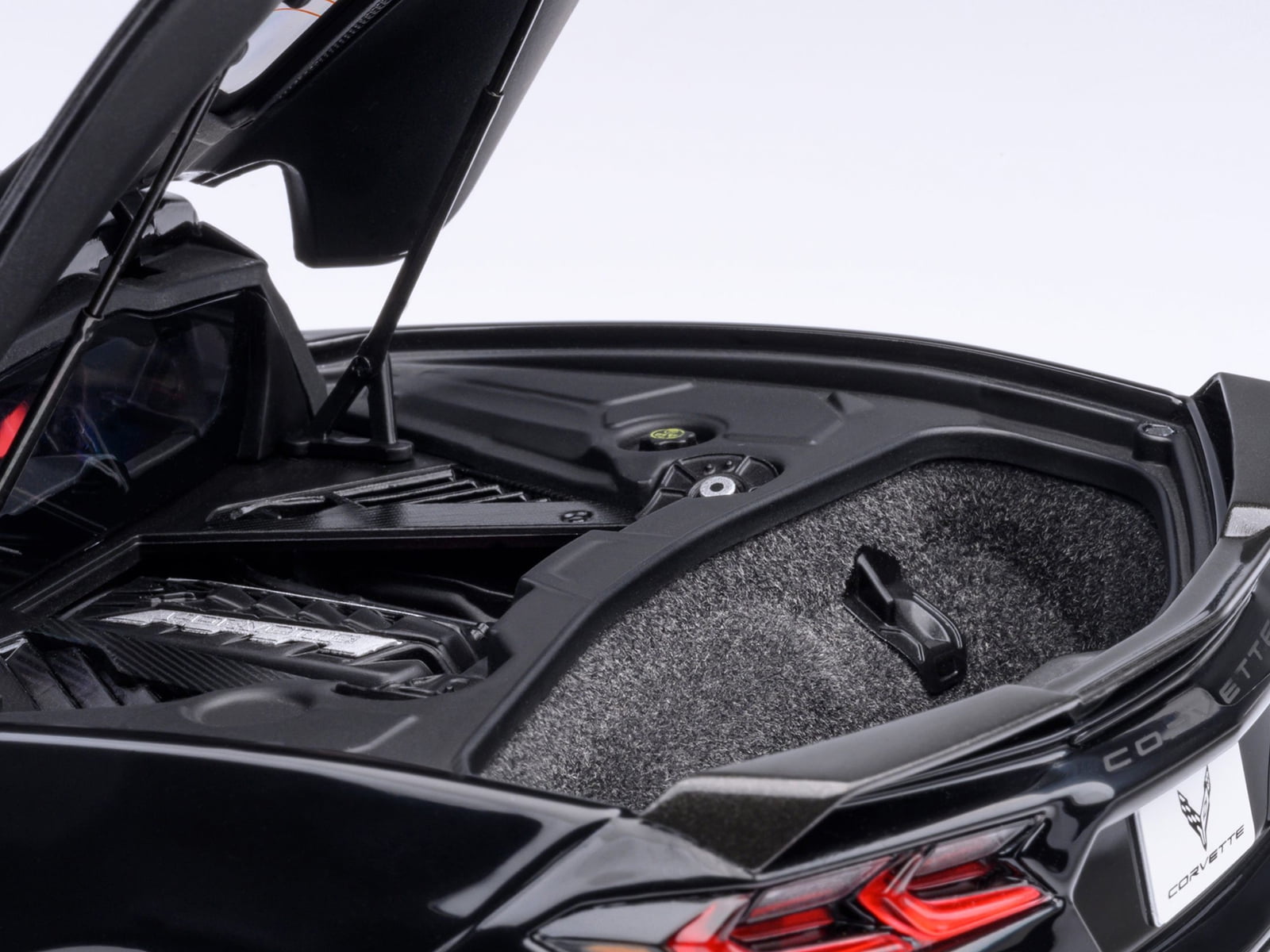 Autoart 71280 2020 Chevrolet Corvette C8 Stingray Black 1-18 Scale Model Car