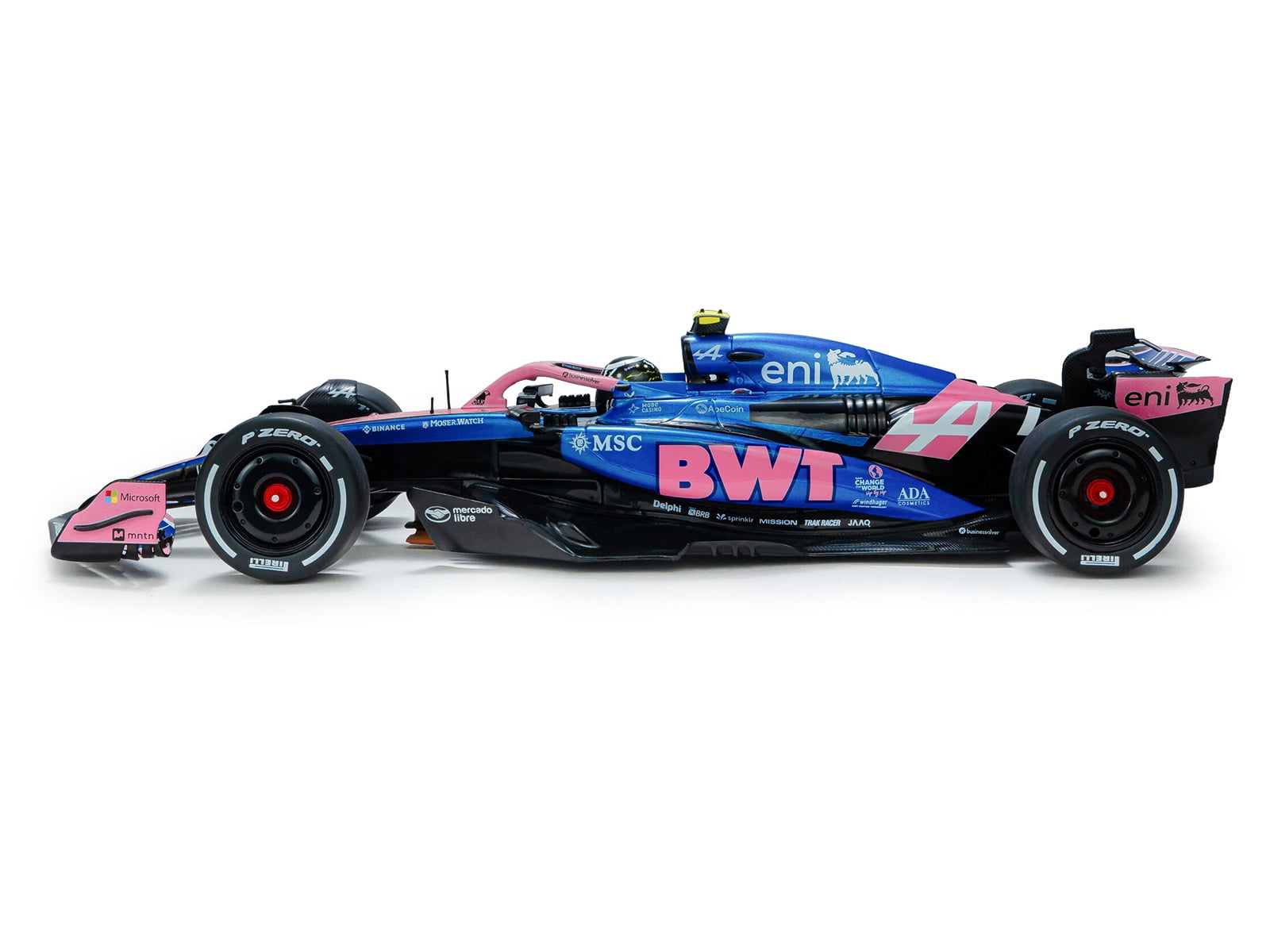Alpine A525 #7 Jack Doohan "BWT" Formula One F1 "Chinese GP" (2025) "Competition" Series 1/18 Diecast Model Car by Solido