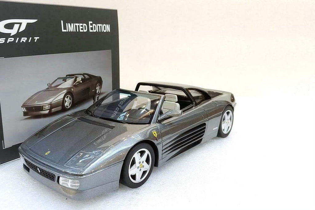 1993 Ferrari 348 GTS Convertible, Grigio Gray - GT Spirit GT332 - 1/18 scale Resin Model Toy Car