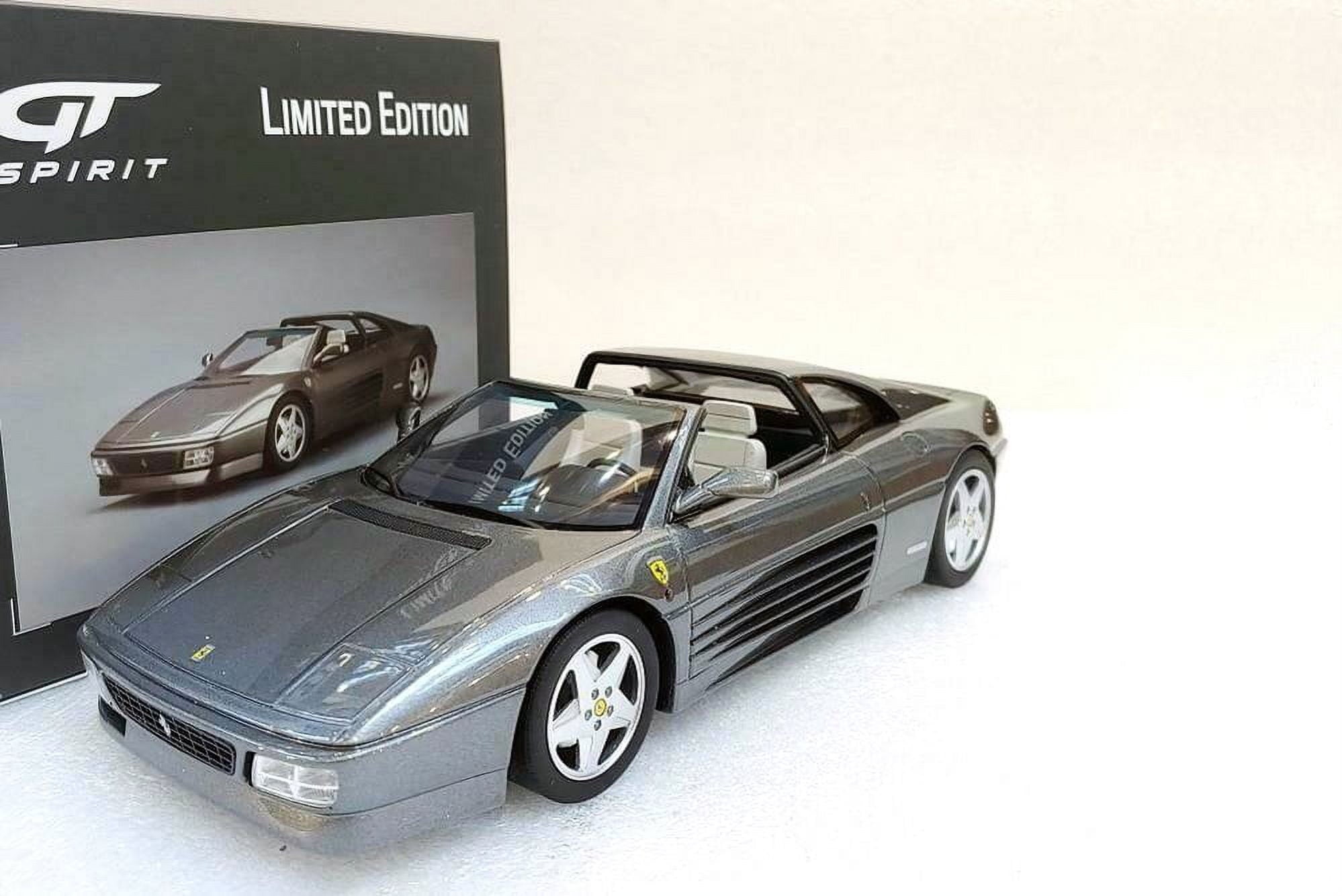 1993 Ferrari 348 GTS Convertible, Grigio Gray - GT Spirit GT332 - 1/18 scale Resin Model Toy Car