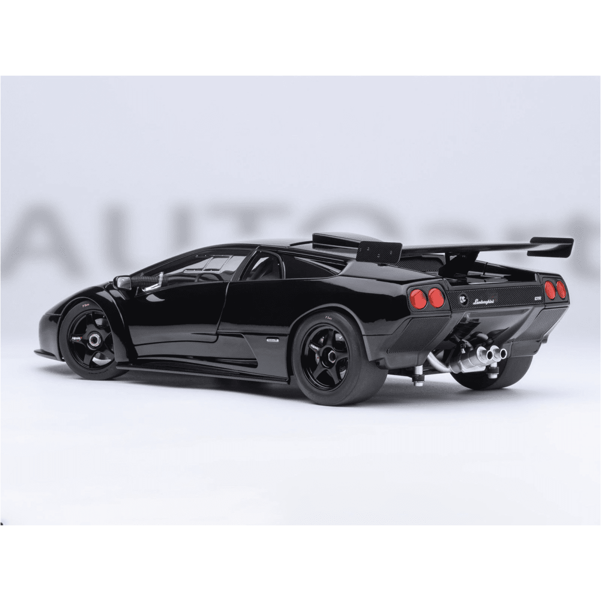 Lamborghini Diablo GTR Deep Black 1/18 Diecast Model Car by Autoart