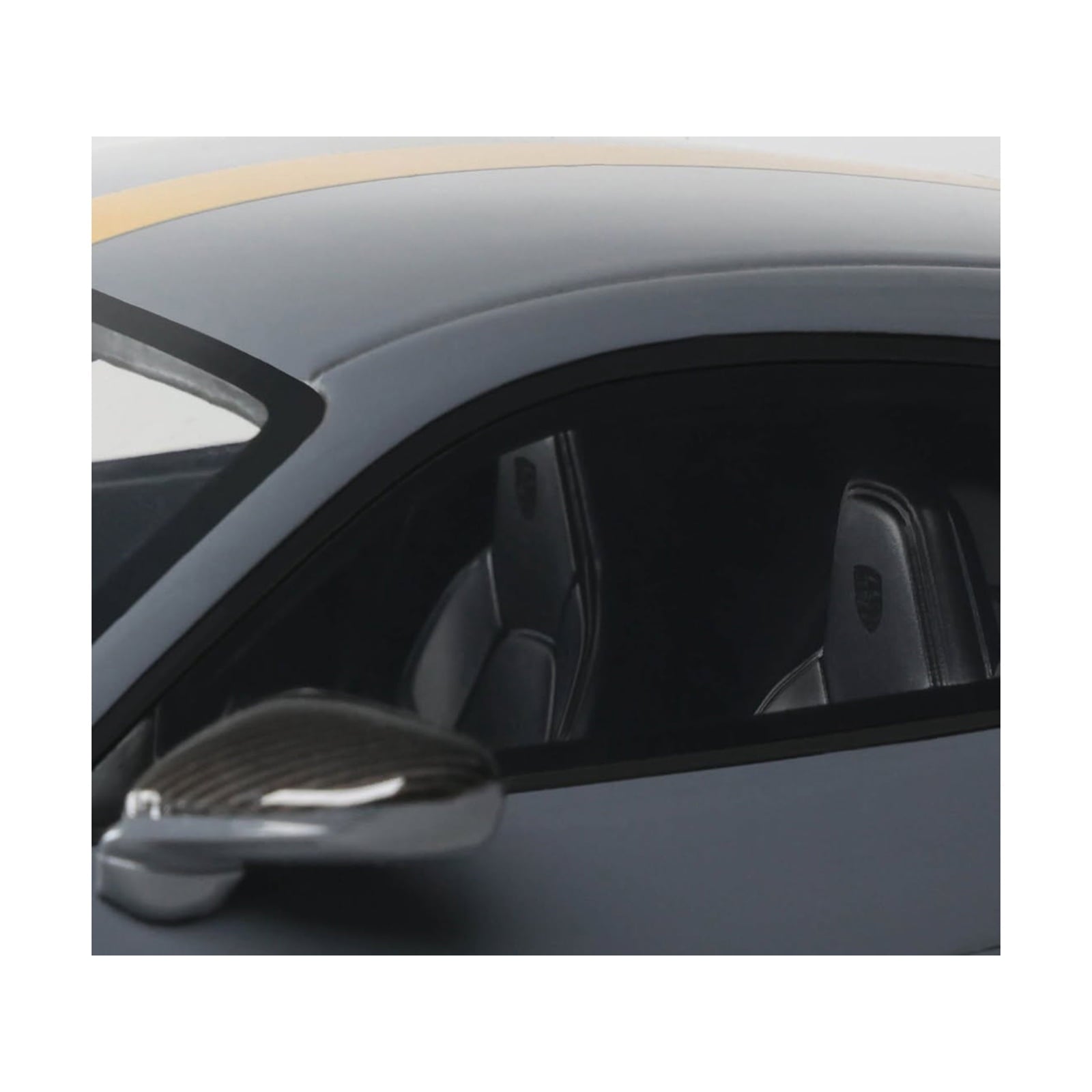 2025 Porsche 911 (992.2) GT3 Touring Gray with Gold Stripe 1/18 Model Car by GT Spirit