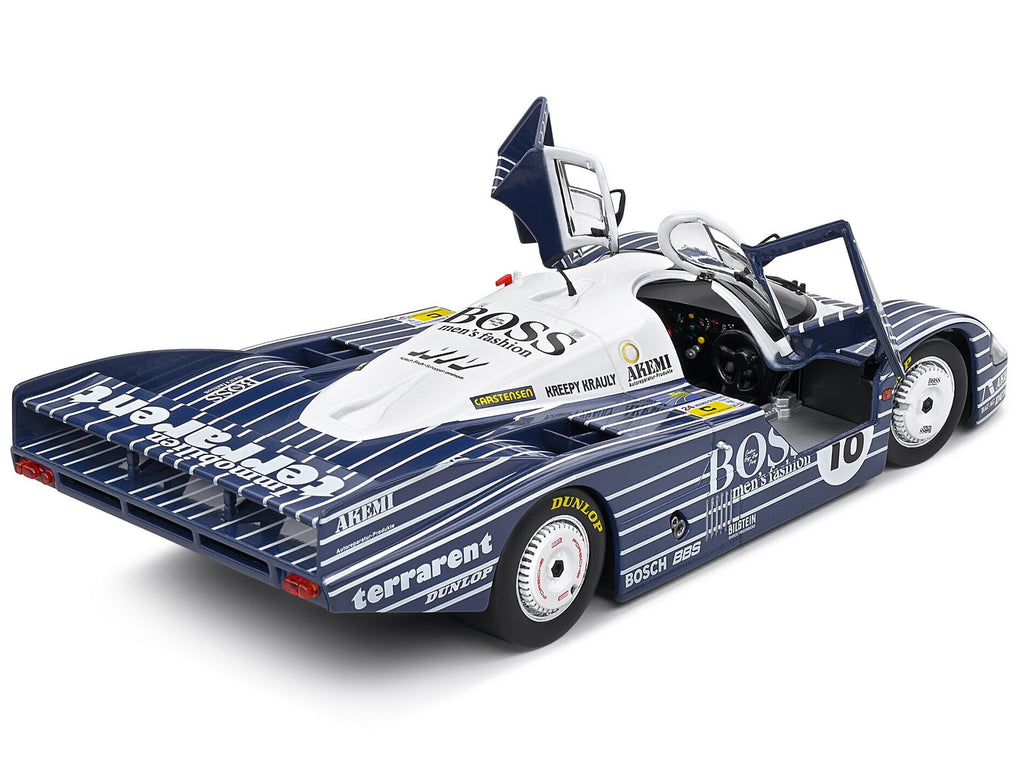 Solido Porsche 956LH Diecast Model Car 1:18 Scale 1983 Le Mans #18 Black