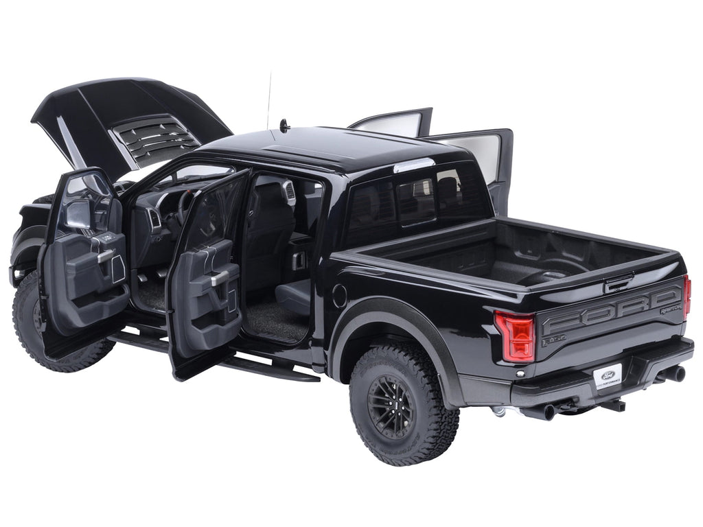 2019 Ford F-150 Raptor Pickup Truck Velocity Blue 1/18 Model Car by Autoart