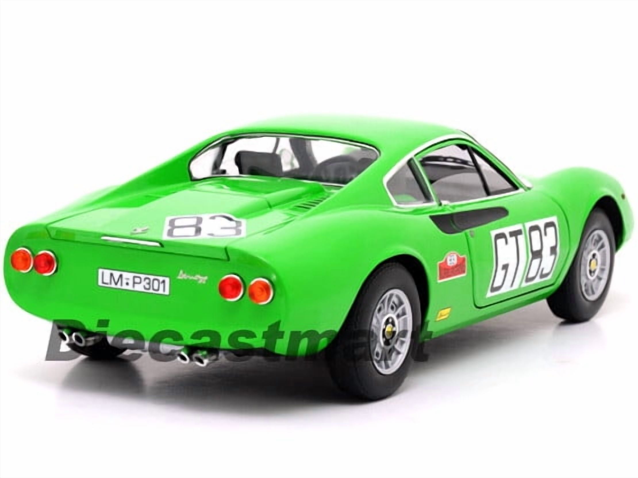 HW ELITE 1:18 FERRARI DINO 246 GT NURBURGING 1000KM #83 T6260 DIECAST MODEL CAR