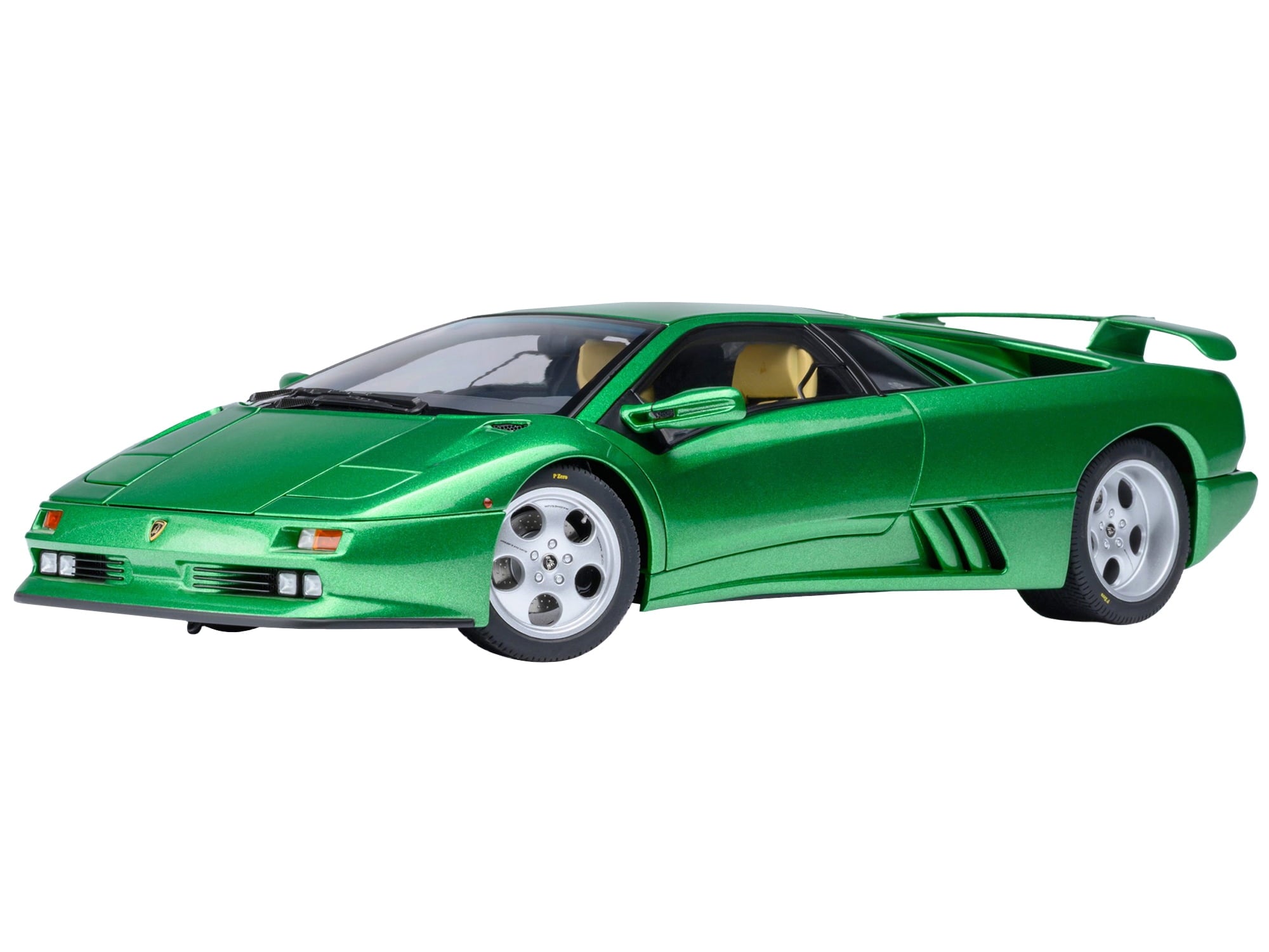 Lamborghini Diablo SE30 Verde Mic/Green Metallic 1/18 Model Car by Autoart