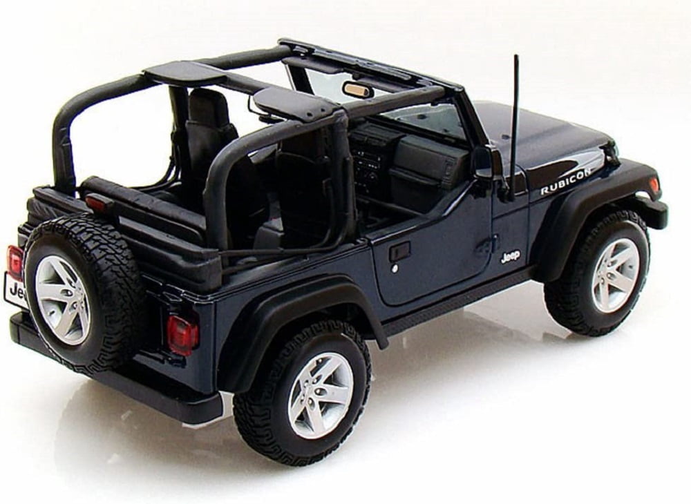 Jeep Wrangler Rubicon Deep Blue 1/18 Beyond compare Diecast Model Car by Maisto