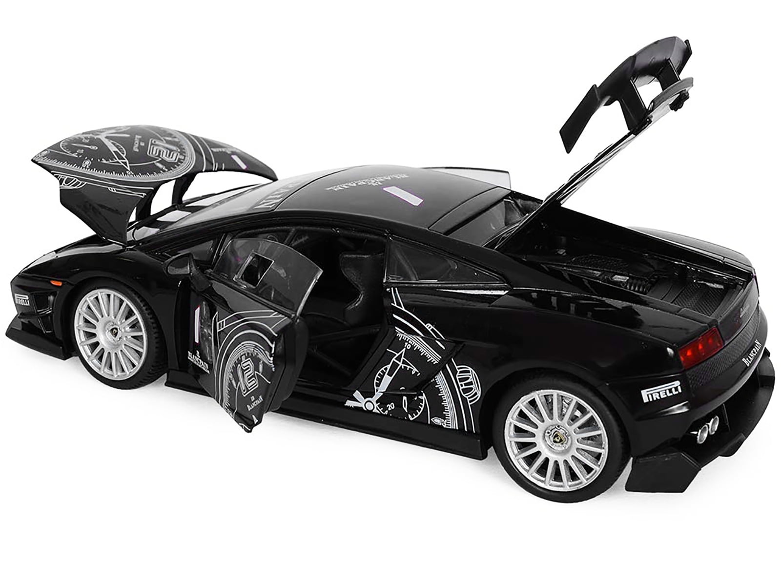 Lamborghini Gallardo LP560-4 Super Trofeo Black 1/18 Diecast Model Car by Motormax
