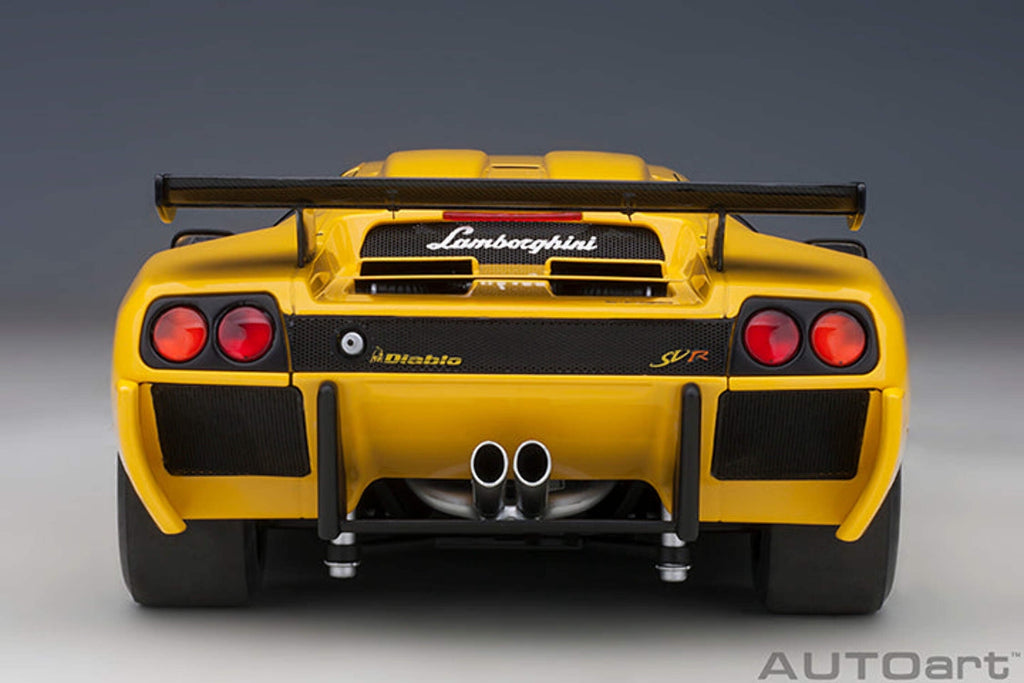 Lamborghini Diablo SV-R Superfly Yellow 1/18 Model Car by Autoart