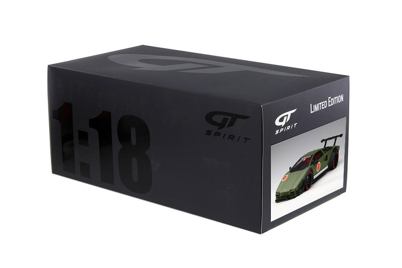 Lamborghini Khyzyl Saleem Huratach Hardtop, Matte Green - GT Spirit GT809 - 1/18 scale Resin Model Toy Car
