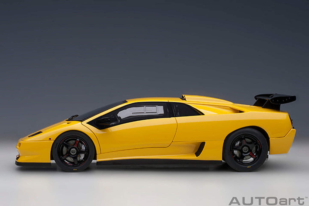 Lamborghini Diablo SV-R Superfly Yellow 1/18 Model Car by Autoart