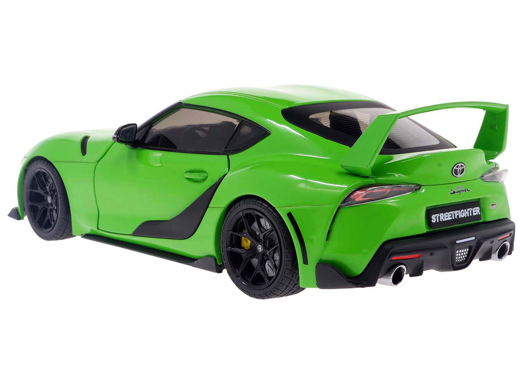 2023 Toyota GR Supra "StreetFighter" Green 1/18 Die Cast Model Car by Solido