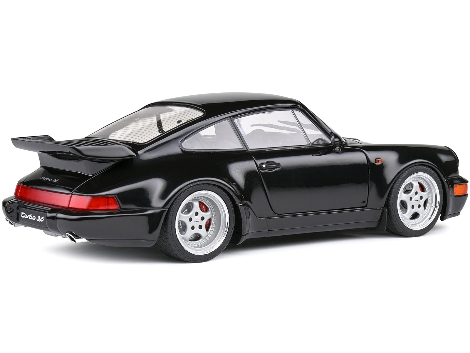 Solido 1993 Porsche 964 Turbo Collectible Miniature Car, 1:18, Black