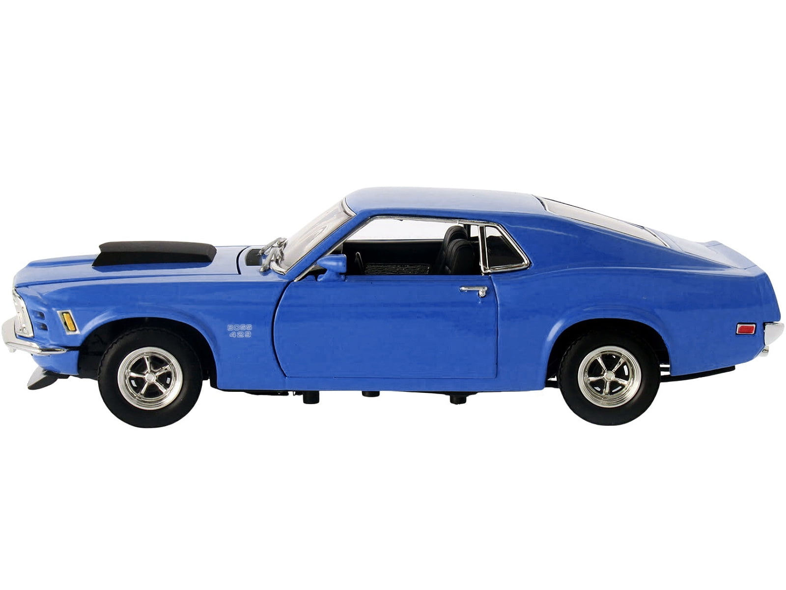 1970 Ford Mustang Boss 429 Dark Blue "Timeless Classics" Series 1/18 Diecast Model Car by Motormax
