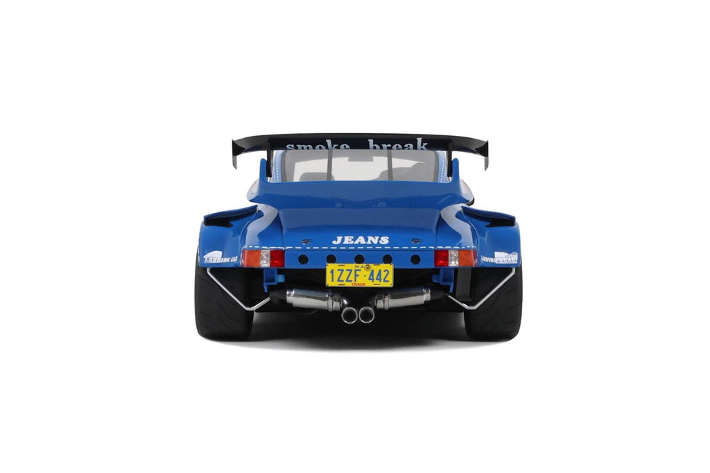 RWB Bodykit "OSHO Arrow" Blue 1/18 Model Car by GT Spirit
