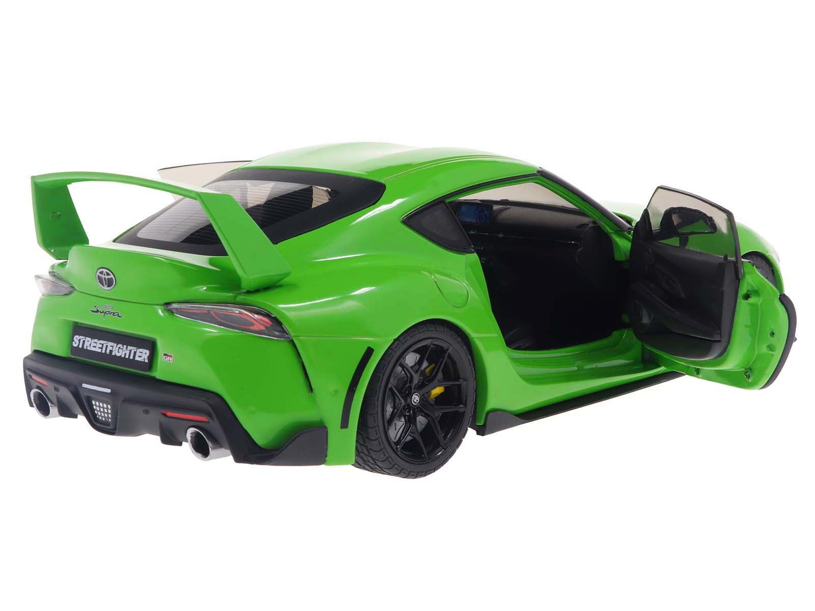 2023 Toyota GR Supra "StreetFighter" Green 1/18 Die Cast Model Car by Solido