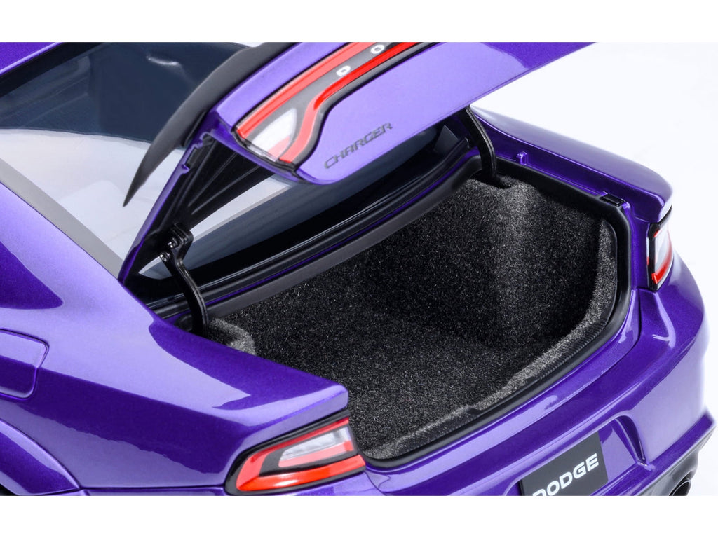 Dodge Charger Scat Pack Widebody Plum Crazy Purple Metallic 1/18 Car Model by Autoart