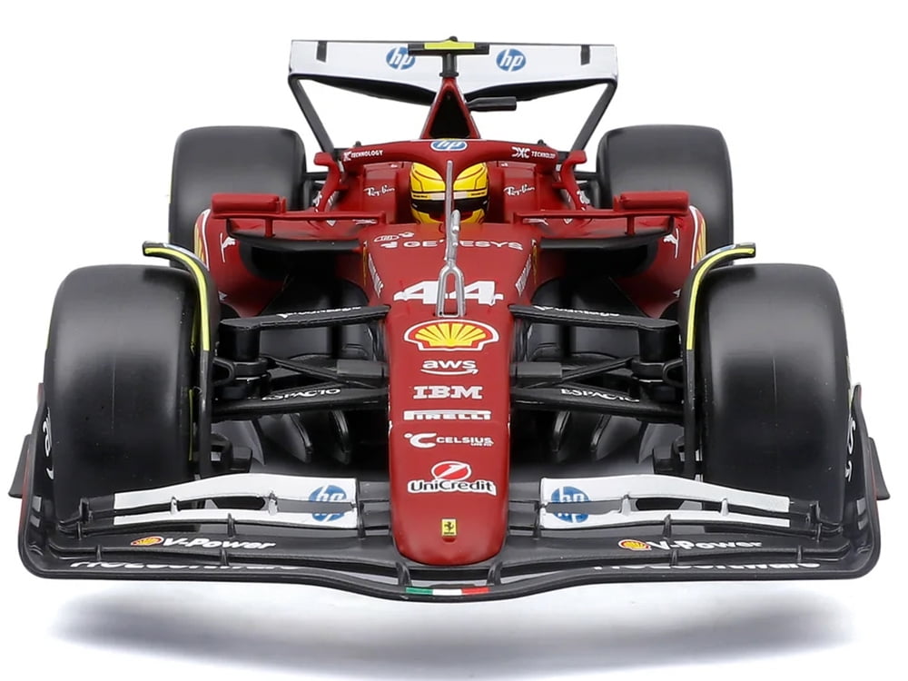 Ferrari SF-25 #44 Lewis Hamilton Formula One F1 World Championship (2025) "Formula Racing" 1/18 Diecast Model Car by Bburago