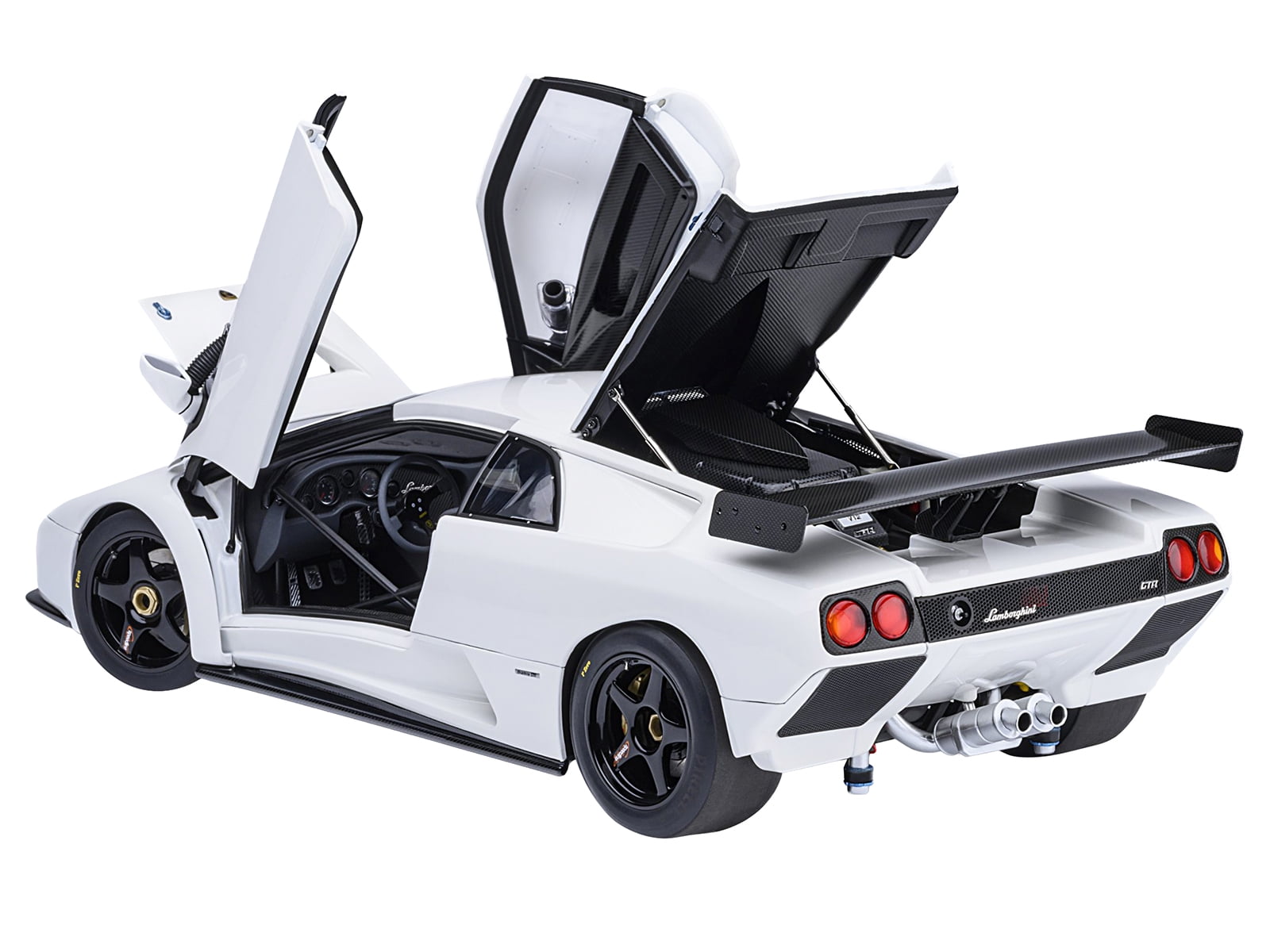 Lamborghini Diablo GTR Impact White 1/18 Diecast Model Car by Autoart