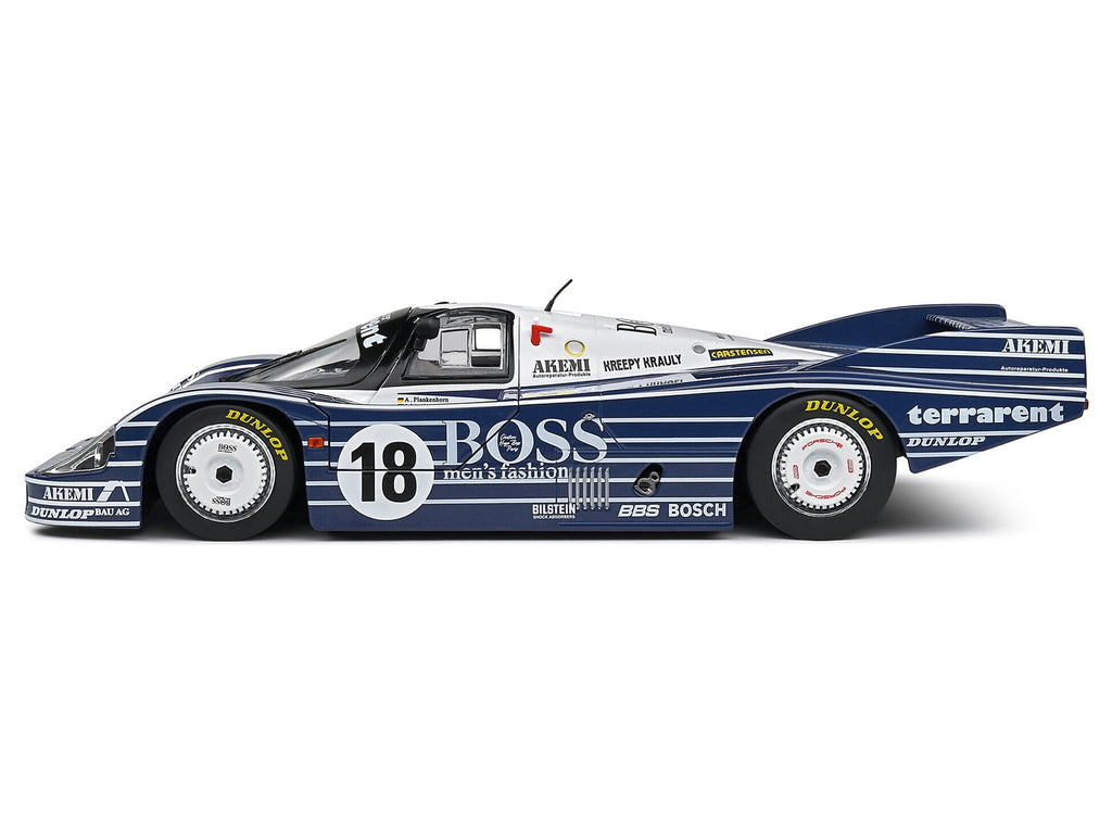 Solido Porsche 956LH Diecast Model Car 1:18 Scale 1983 Le Mans #18 Black
