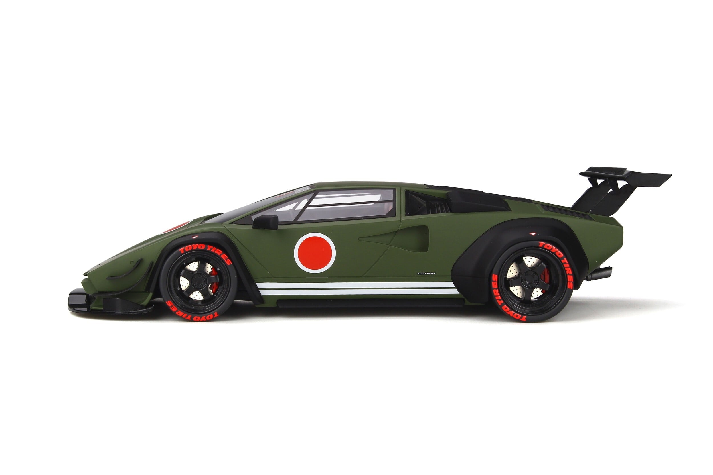 Lamborghini Khyzyl Saleem Huratach Hardtop, Matte Green - GT Spirit GT809 - 1/18 scale Resin Model Toy Car