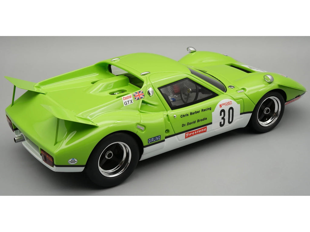 Lotus 62 #30 "Chris Barber Racing Team" "Nurburgring 500 Kilometres" (1971) "Mythos Series" w/Case 1/18 Model Car by Tecnomodel