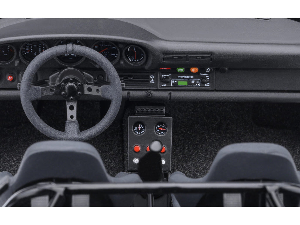 Porsche 911 (930) Turbo "Blackbird" Black "Wangan Midnight - Comic #1 Version" Manga 1/18 Model Car by Autoart