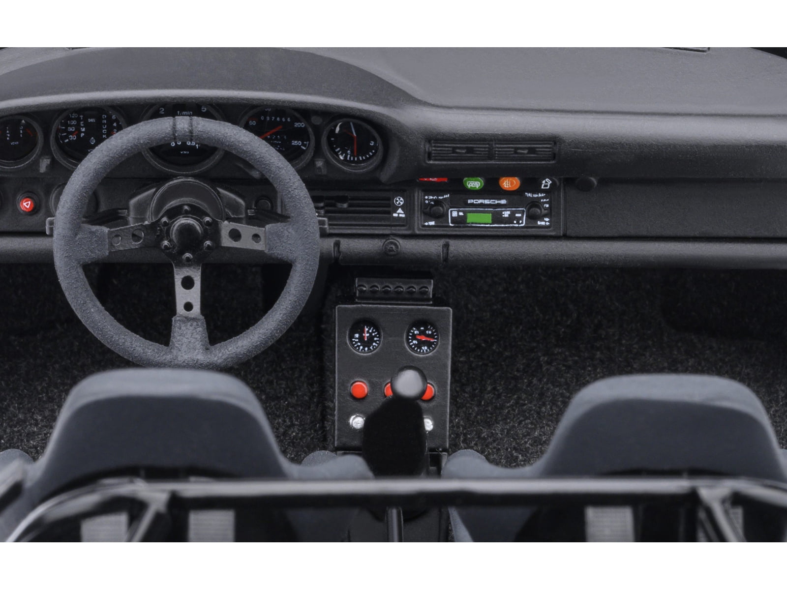 Porsche 911 (930) Turbo "Blackbird" Black "Wangan Midnight - Comic #1 Version" Manga 1/18 Model Car by Autoart
