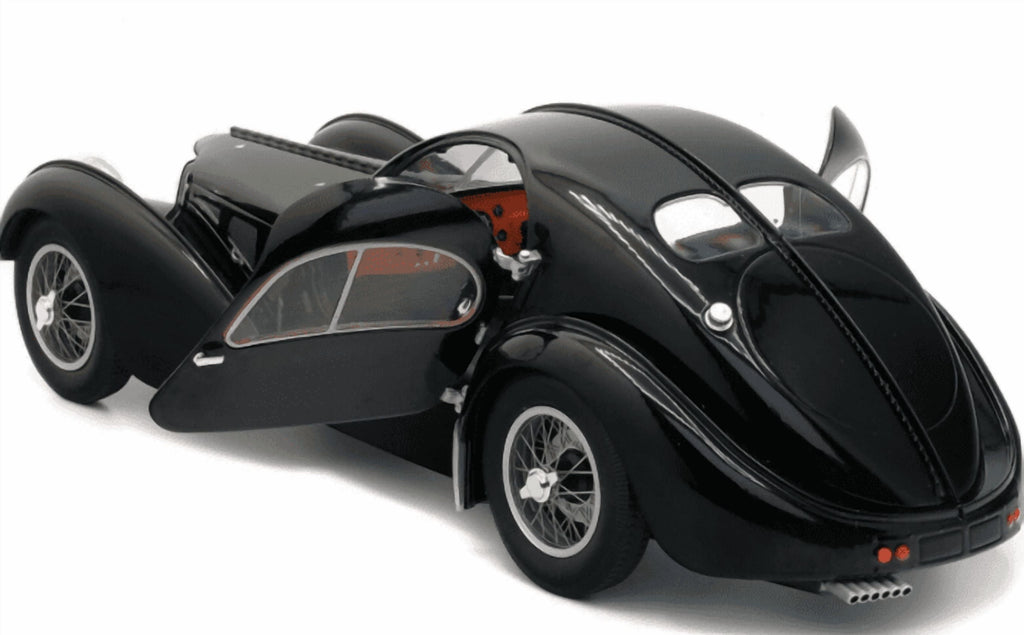 Solido 1:18 Scale 1937 Bugatti Type 57SC Atlantic â€?Diecast Model Car, Black