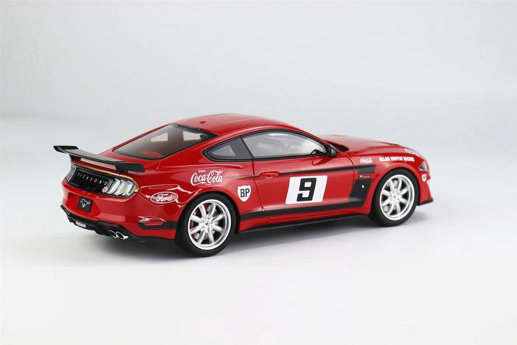 2019 Ford Mustang RHD, 9 Coca-Cola - Allan Moffat Tribute by Tickford - GT Spirit US030 - 1/18 scale Resin Model Toy Car