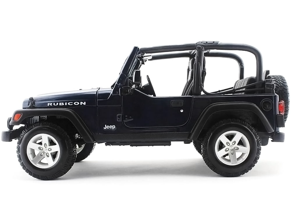 Jeep Wrangler Rubicon Deep Blue 1/18 Beyond compare Diecast Model Car by Maisto