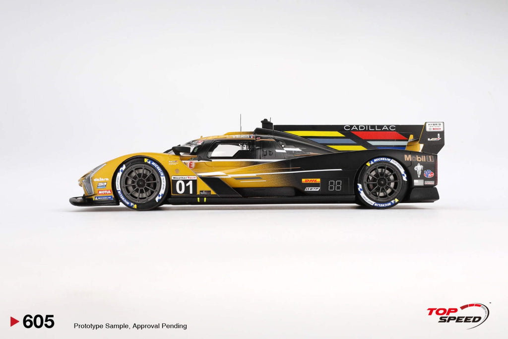 Cadillac V-Series.R #01 "Cadillac Racing" 2nd Place "12 Hours of Sebring" (2024) 1/18 Model Car by Top Speed