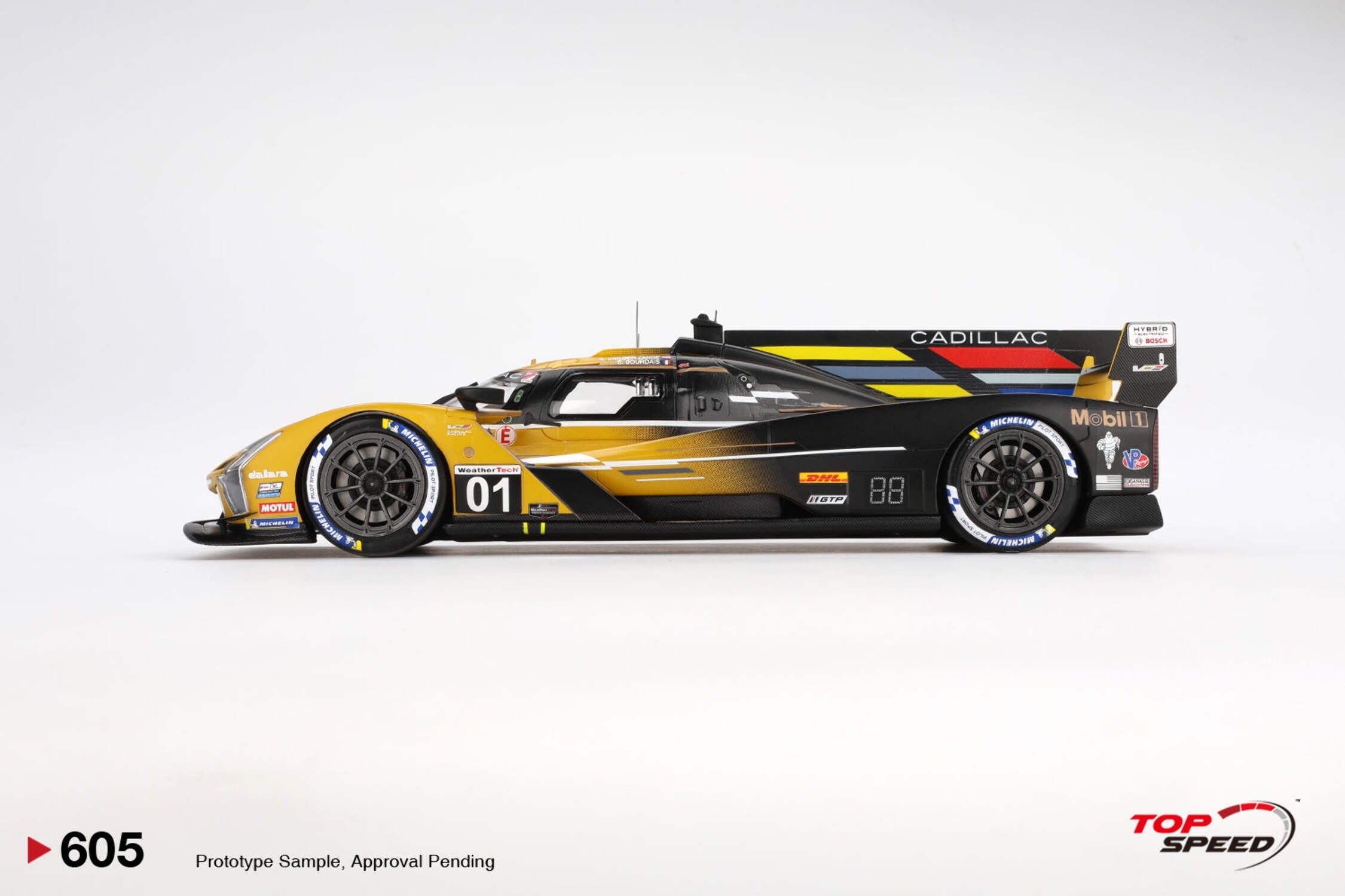 Cadillac V-Series.R #01 "Cadillac Racing" 2nd Place "12 Hours of Sebring" (2024) 1/18 Model Car by Top Speed