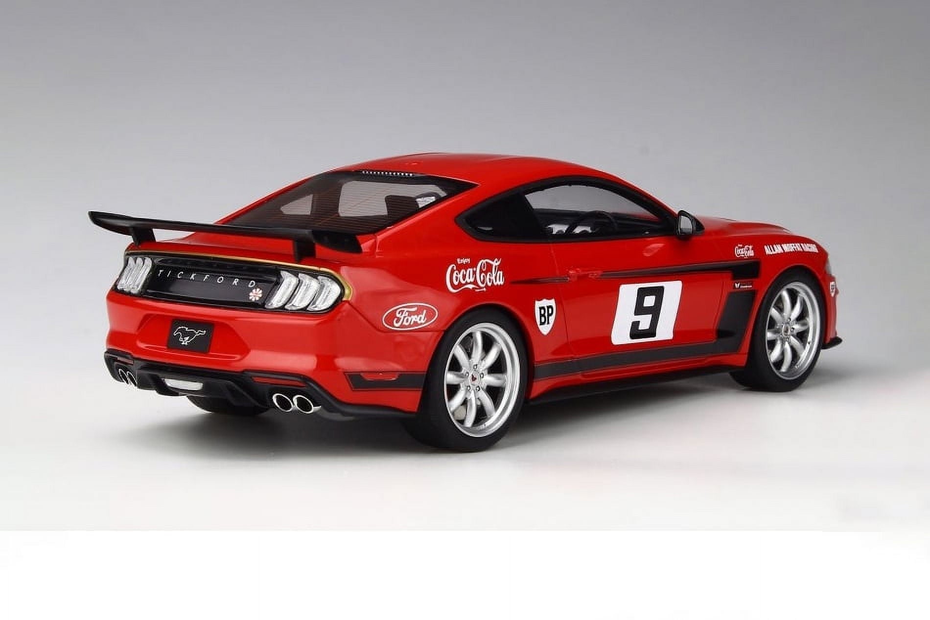 2019 Ford Mustang RHD, 9 Coca-Cola - Allan Moffat Tribute by Tickford - GT Spirit US030 - 1/18 scale Resin Model Toy Car