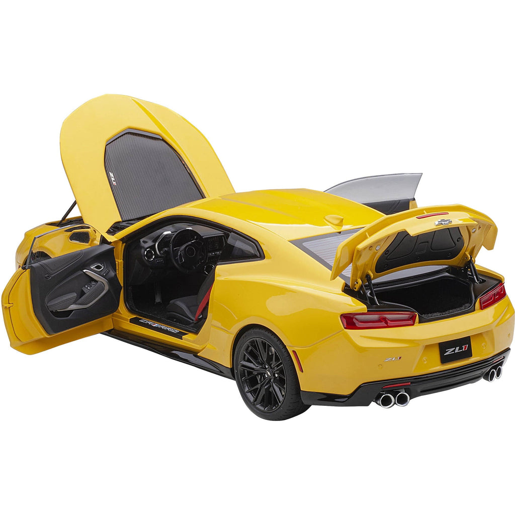 Chevrolet Camaro ZL1 Bright Yellow 1/18 Model Car by Autoart