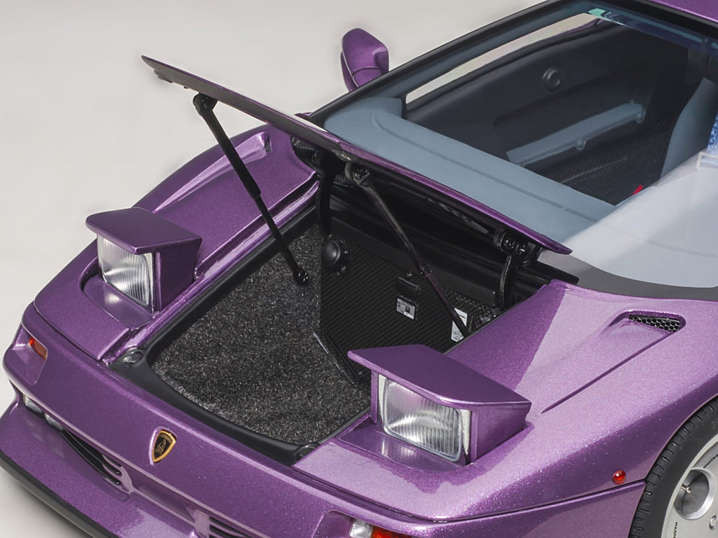 Lamborghini Diablo SE30 Viola Purple Metallic 1/18 Model Car by Autoart