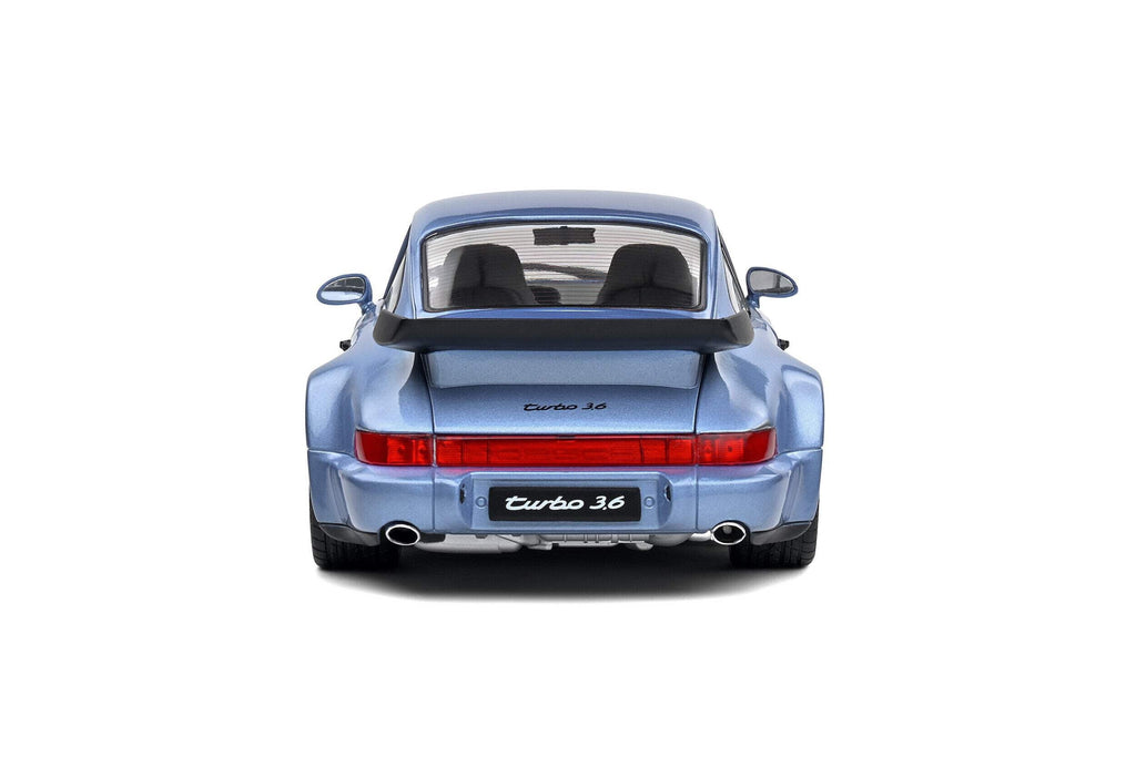1990 Porsche 911 (964) Turbo Horizon Blue Metallic 1/18 Die Cast Model Car by Solido