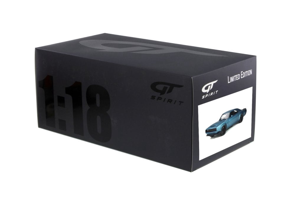 1968 Dodge Super Charger Concept Hardtop, Blue Poly - GT Spirit GT841 - 1/18 scale Resin Model Toy Car
