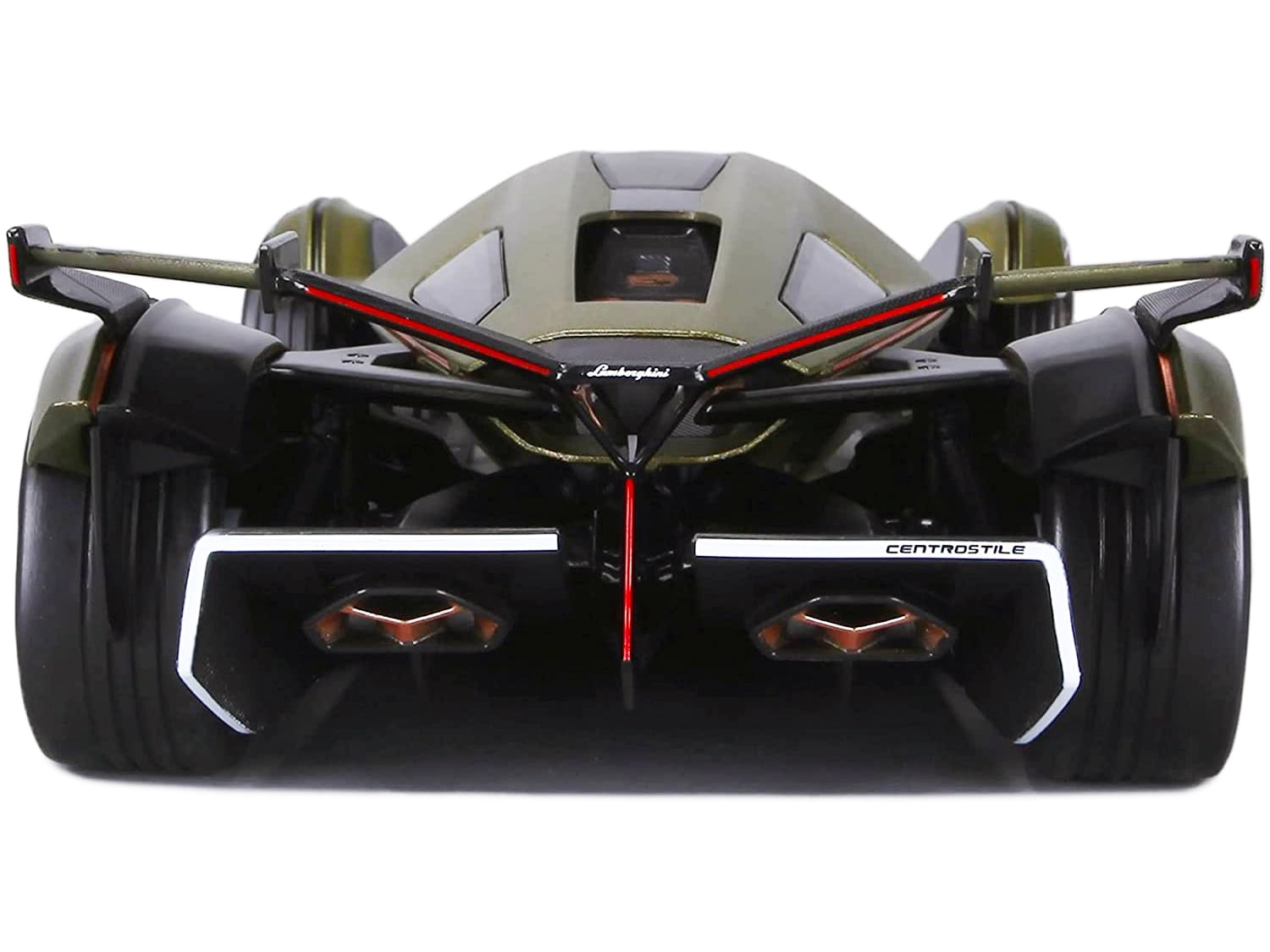 Lamborghini V12 Vision Gran Turismo Matt Green Metallic 1/18 Diecast Model Car by Maisto