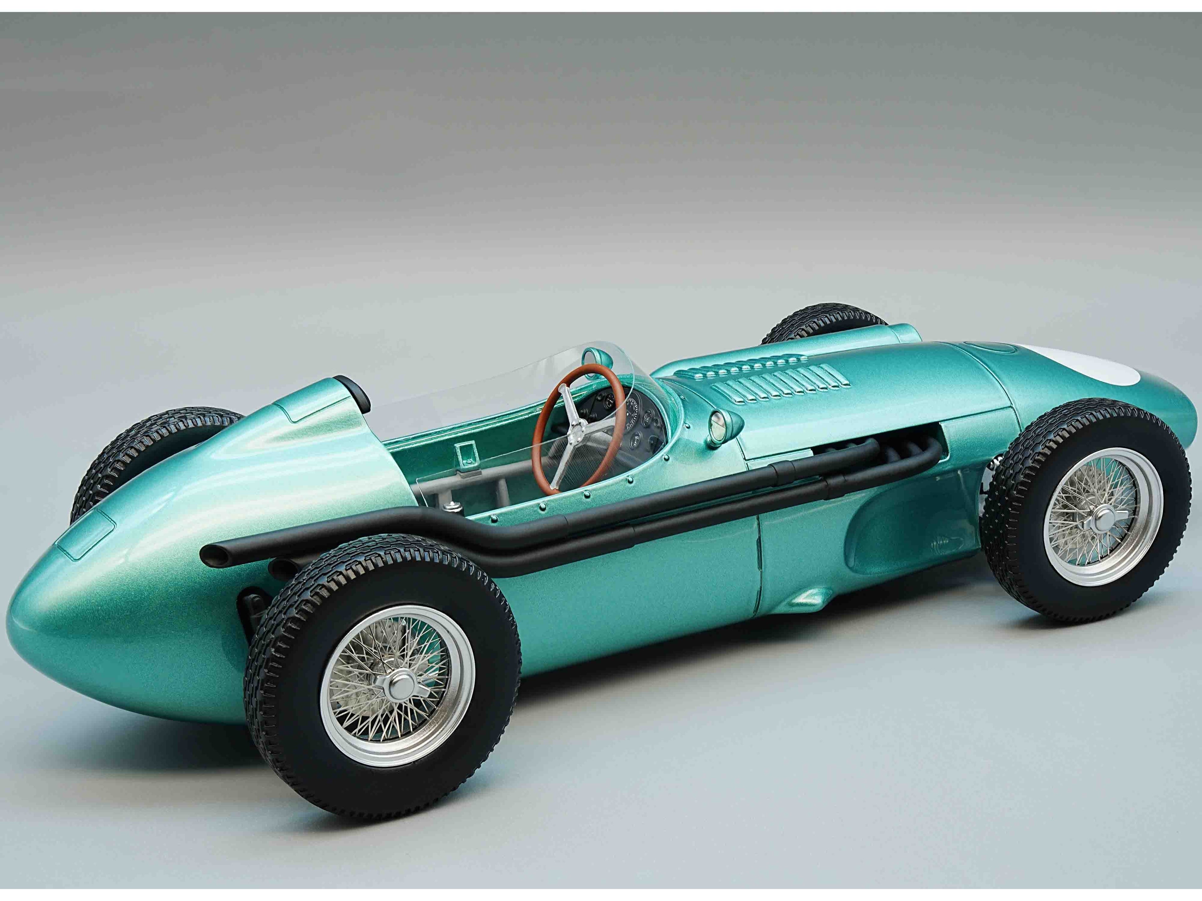 Aston Martin F1 DBR4 Green Metallic "Press Version" (1959) Limited Ed to 40 pieces "Mythos Series" 1/18 Model Car by Tecnomodel