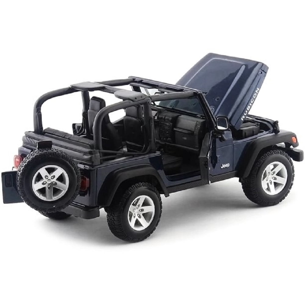 Jeep Wrangler Rubicon Deep Blue 1/18 Beyond compare Diecast Model Car by Maisto