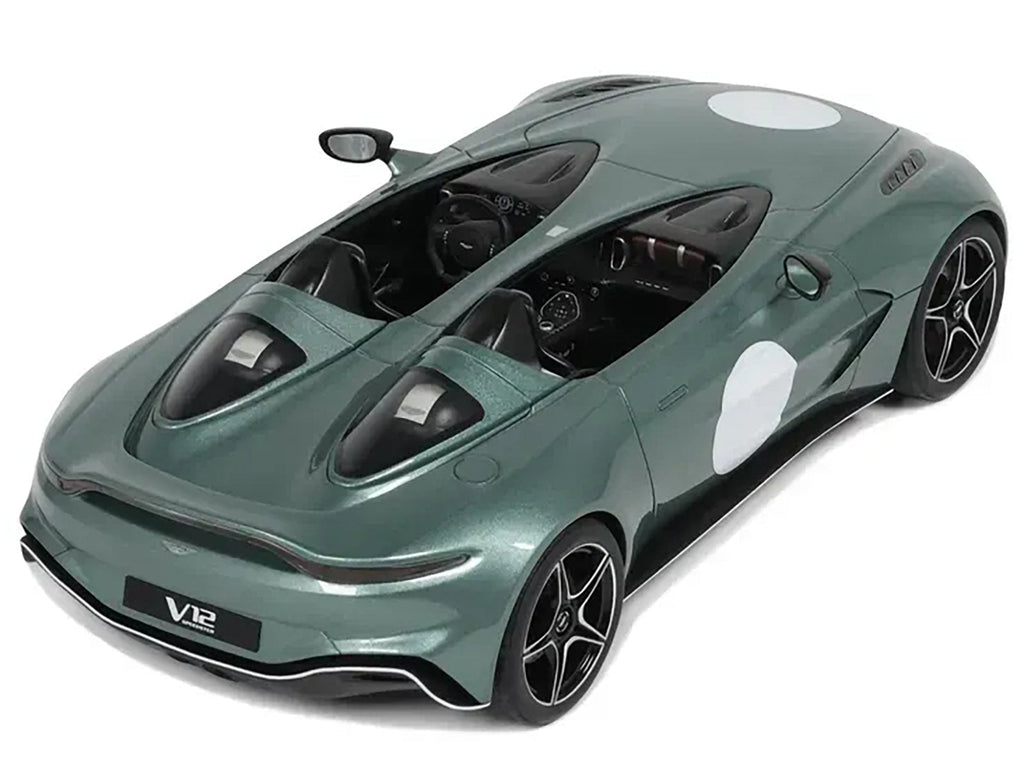 Aston Martin V12 Speedster Green Metallic 1/18 Model Car by GT Spirit