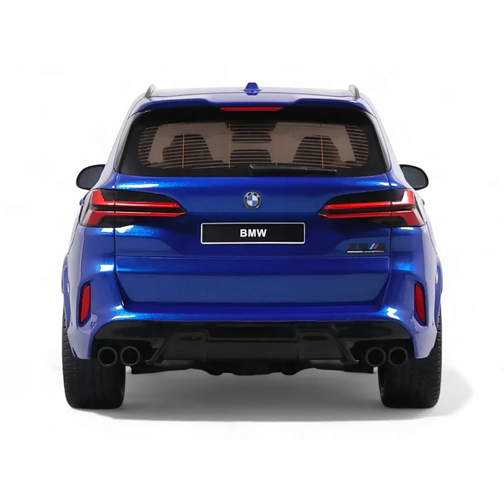 2023 BMW X5 M Competition Blue Metallic with Black Top 1/18 Model Car by GT Spirit