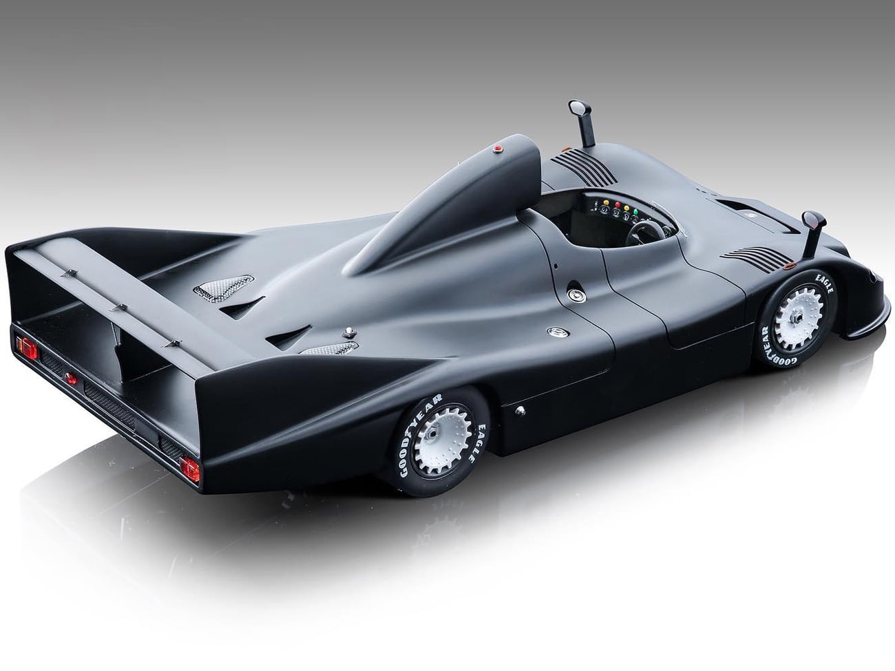 1977 Porsche 936 Matt Black Test Version "Mythos Series" Limited Edition to 60 pieces Worldwide 1/18 Model Car by Tecnomodel