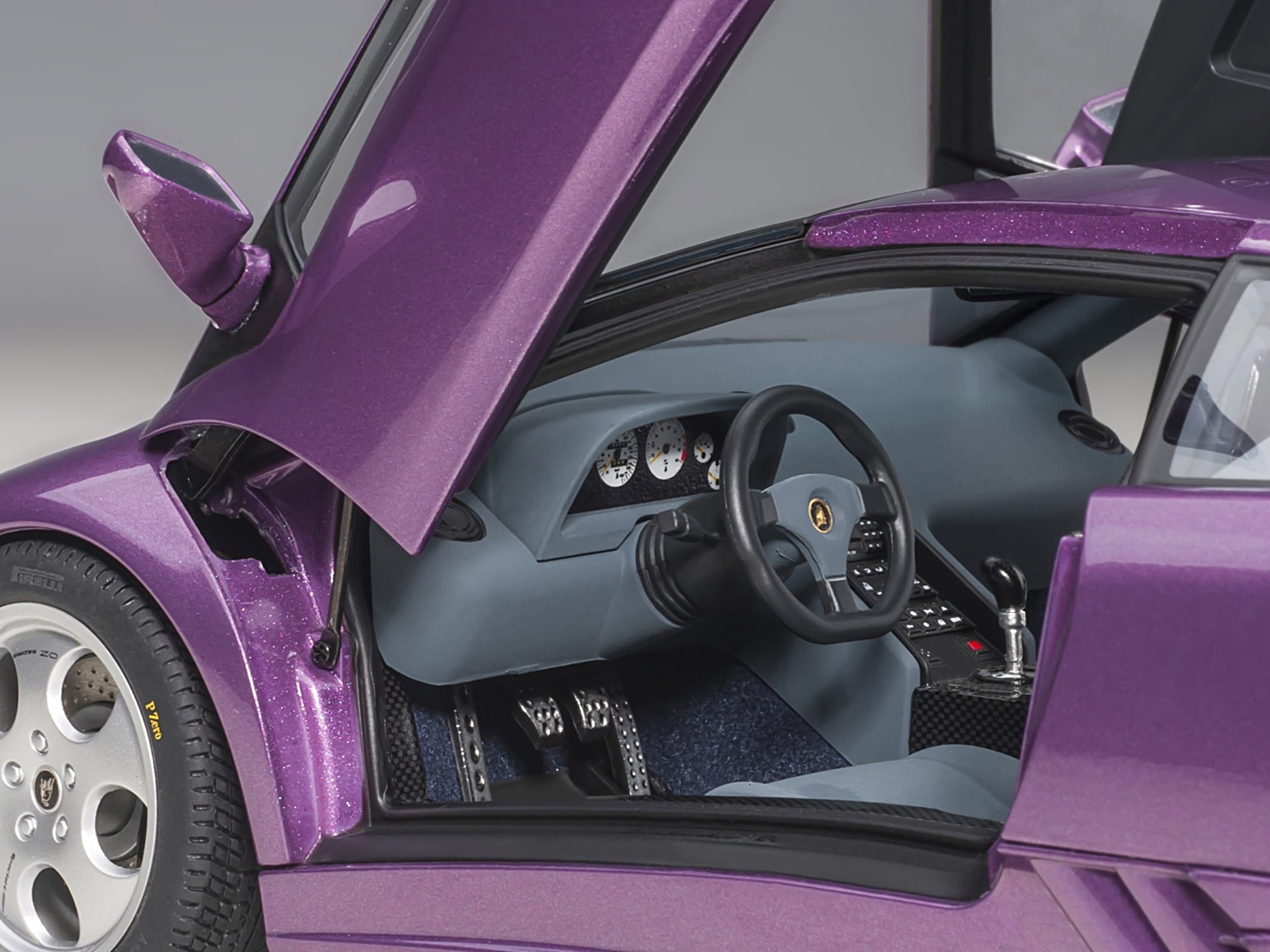 Lamborghini Diablo SE30 Viola Purple Metallic 1/18 Model Car by Autoart