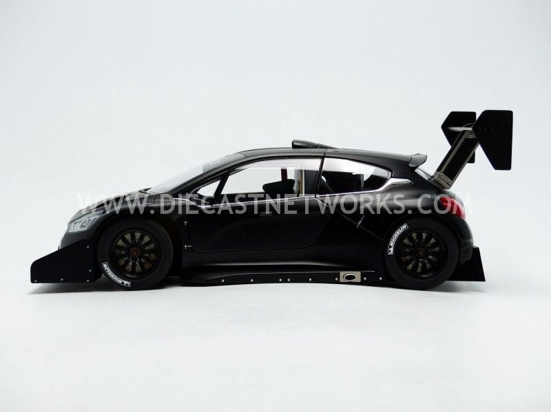 2013 Peugeot 208 T16 Pikes Peak Race Car Plain Black Version 1/18 Model Car by Autoart